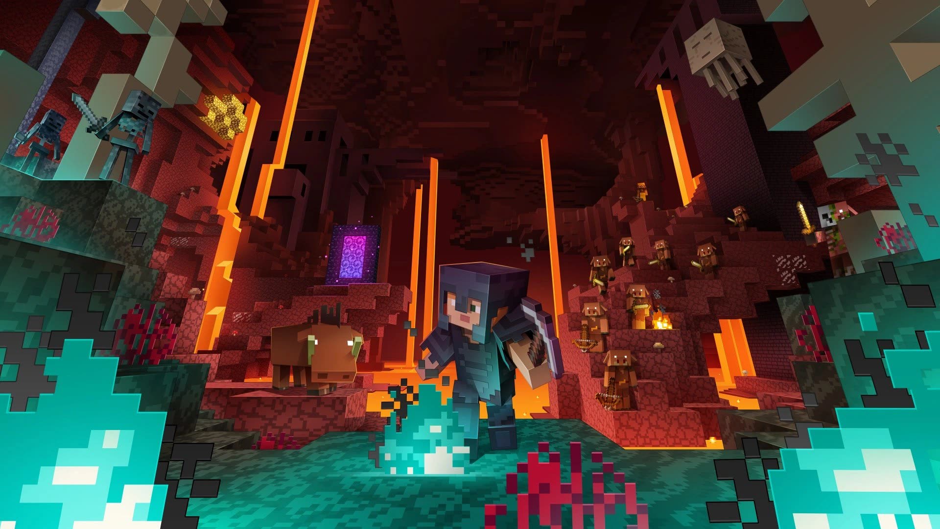 Minecraft Nether artwork used for troubleshooting guides