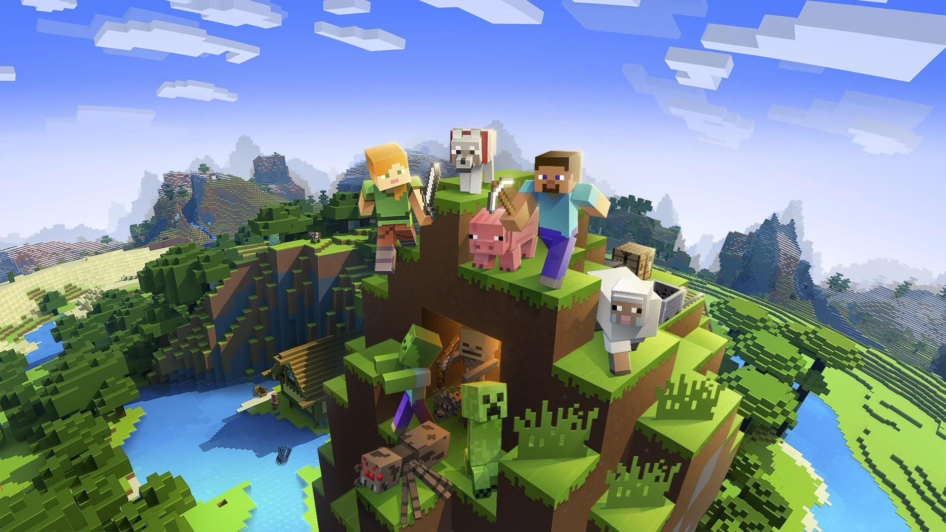 Minecraft Overworld on Windows